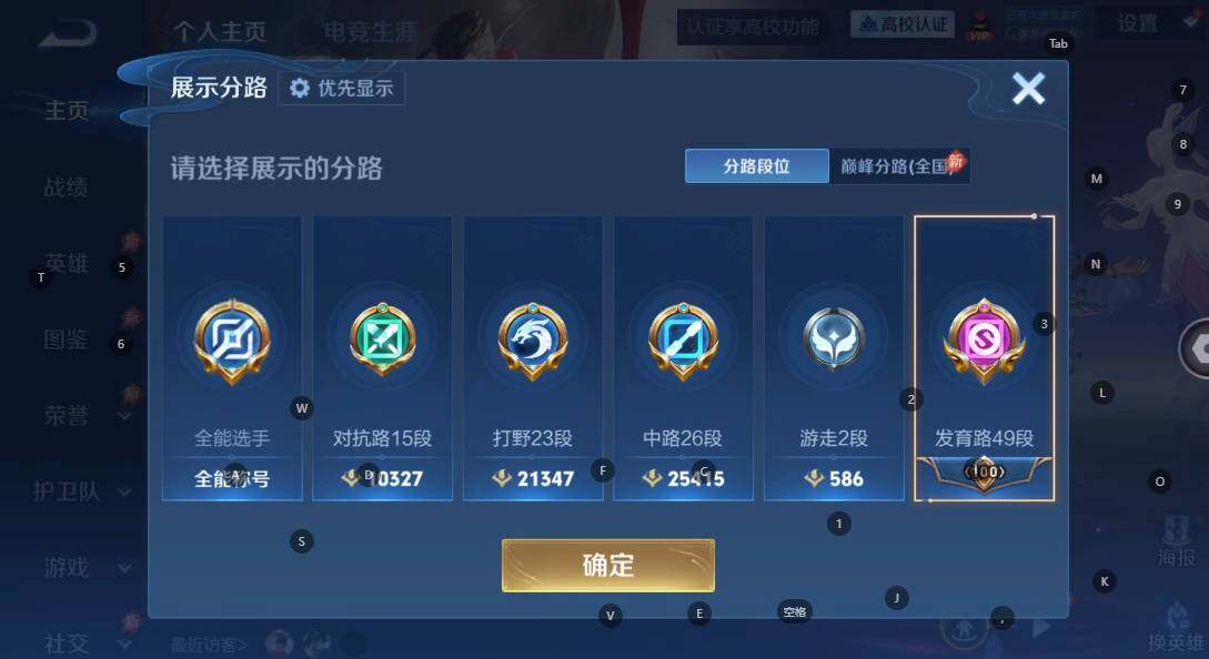 WZBSY4719307王者荣耀账号详情图3 WZBSY4719307王者荣耀账号详情图3