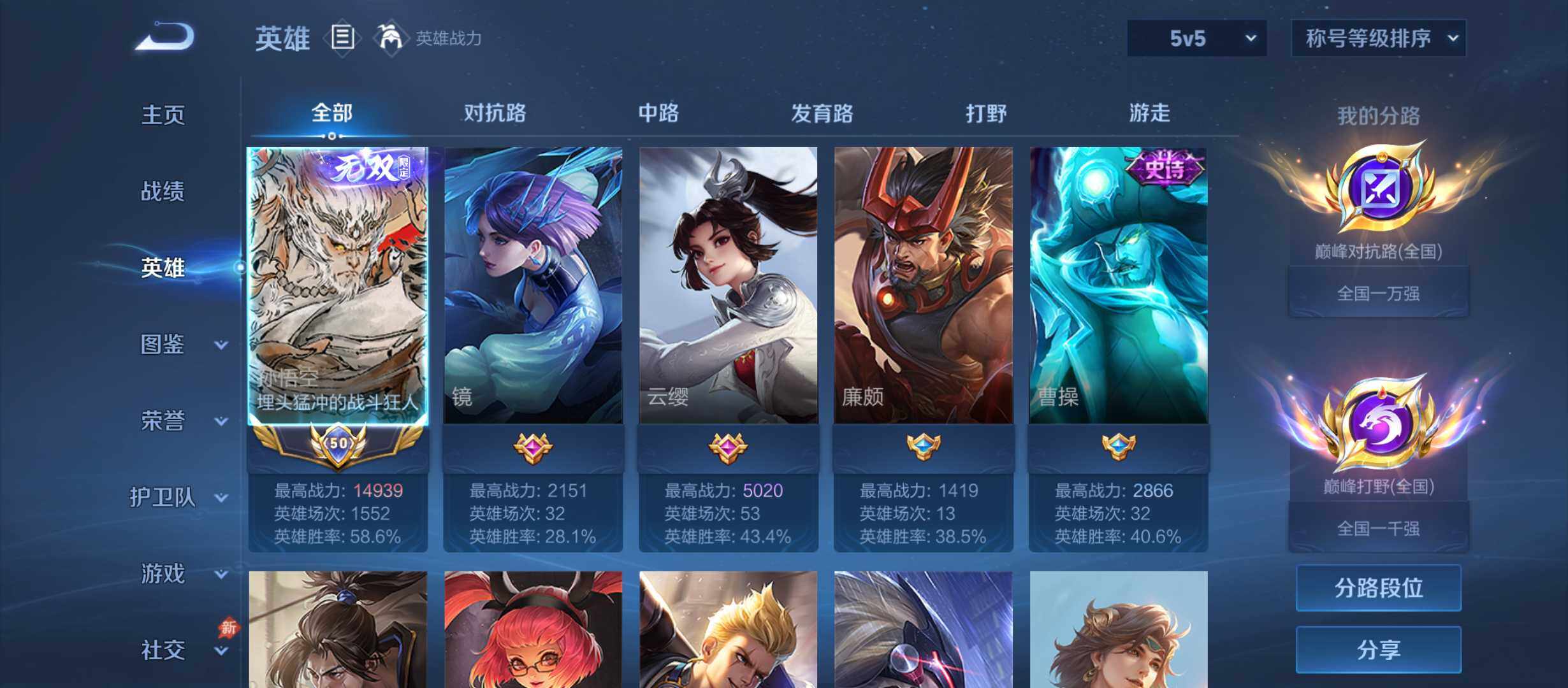 WZQM4715186王者荣耀账号详情图3