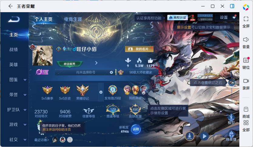 WZLX4738260王者荣耀账号详情图9