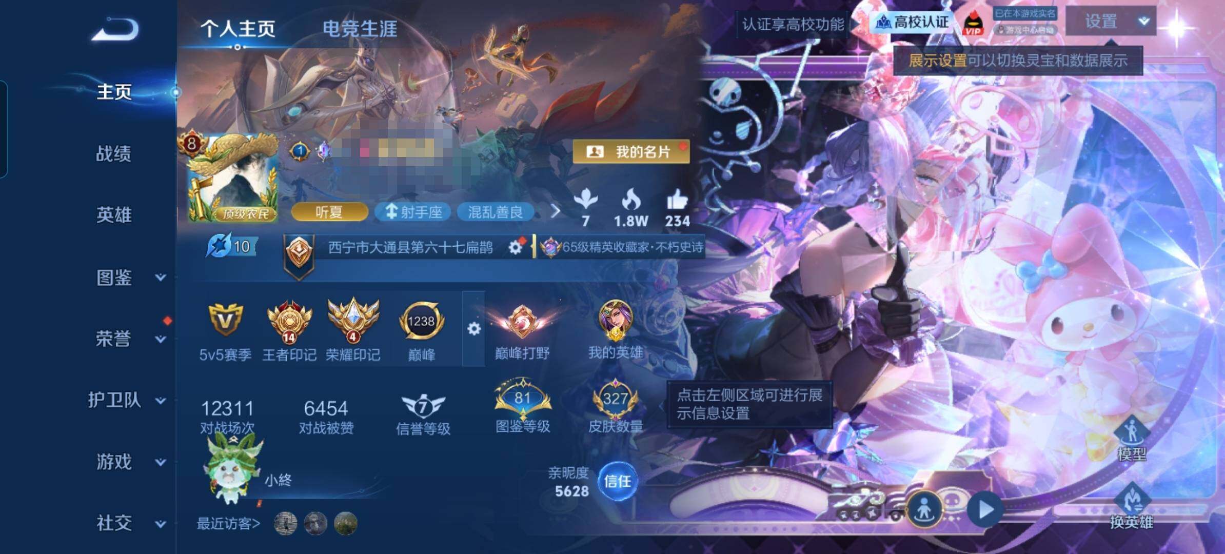 WZMMN4738656王者荣耀账号详情图9 WZMMN4738656王者荣耀账号详情图9