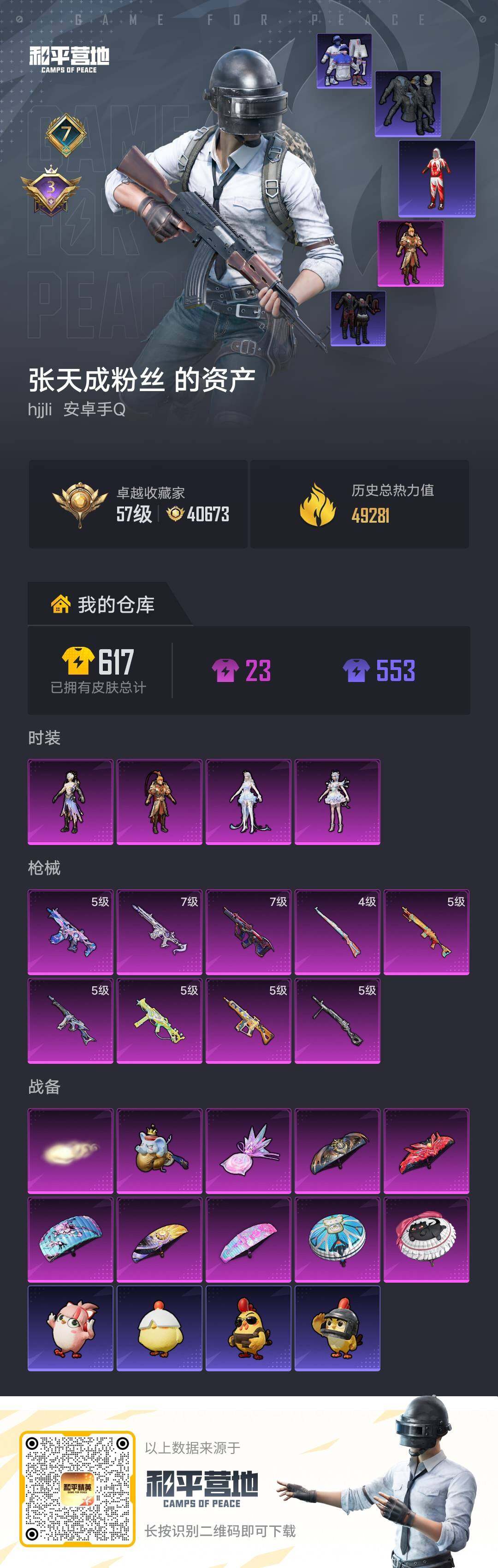 HPMMN4440262和平精英账号详情图5