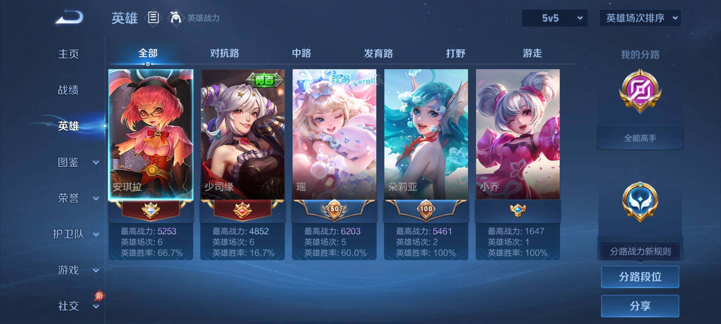 WZQM4745263王者荣耀账号详情图8 WZQM4745263王者荣耀账号详情图8