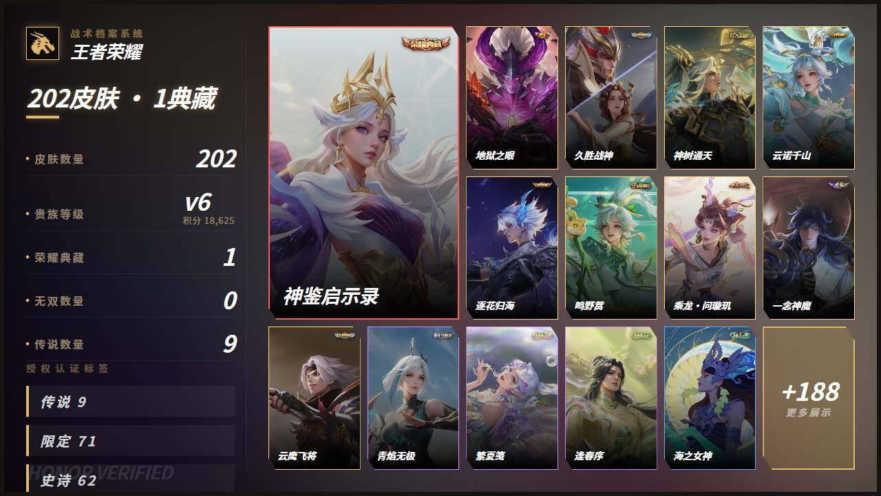 WZLX4747437王者荣耀账号详情图3