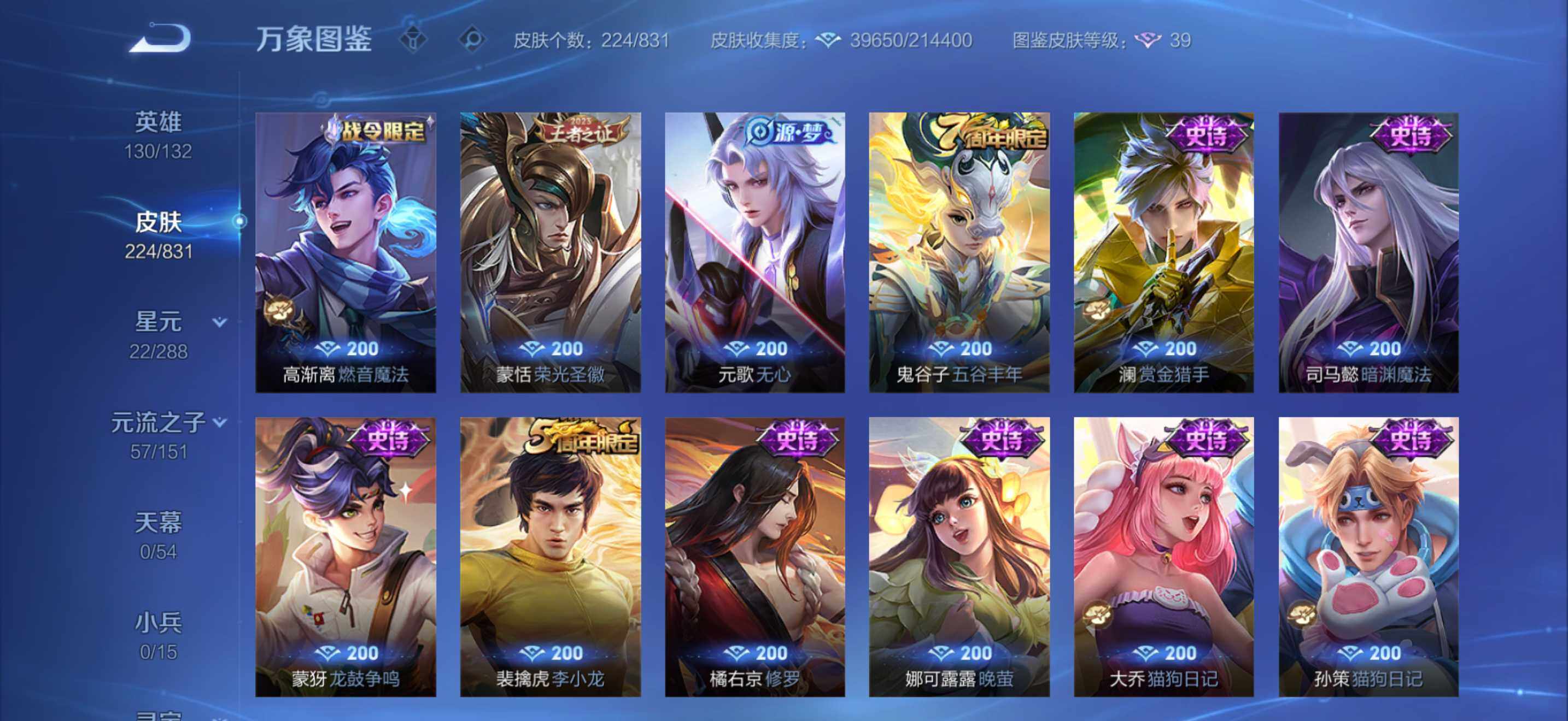 WZMMN4756356王者荣耀账号详情图12 WZMMN4756356王者荣耀账号详情图12