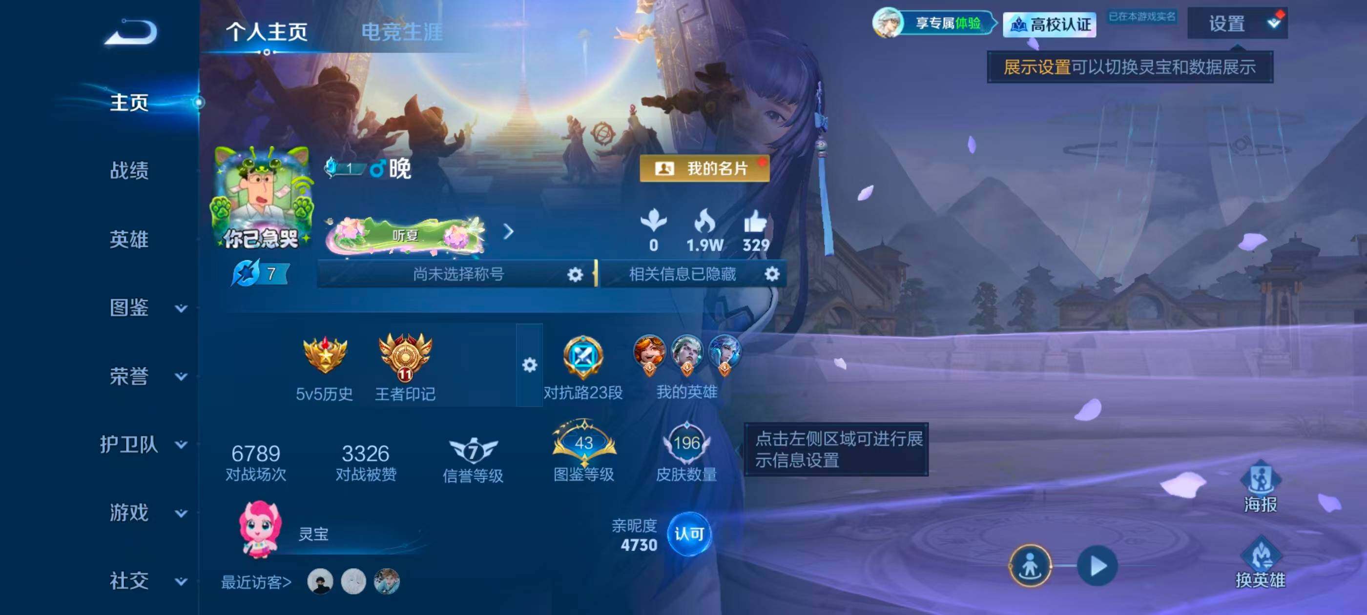 WZMMN4748925王者荣耀账号详情图6 WZMMN4748925王者荣耀账号详情图6
