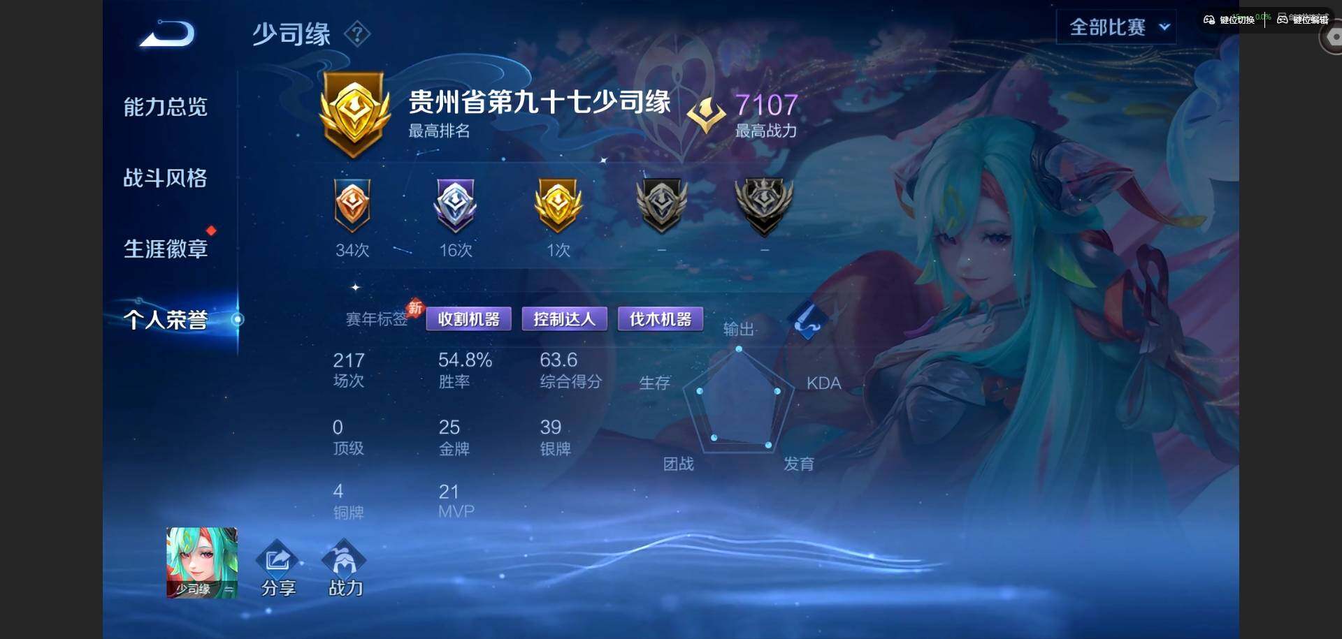 WZQM4761138王者荣耀账号详情图7
