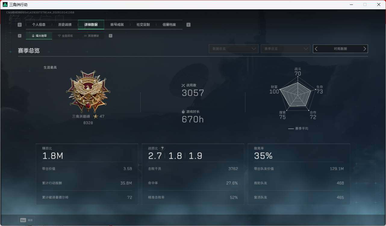 SJZEY4358011三角洲行动账号详情图8 SJZEY4358011三角洲行动账号详情图8