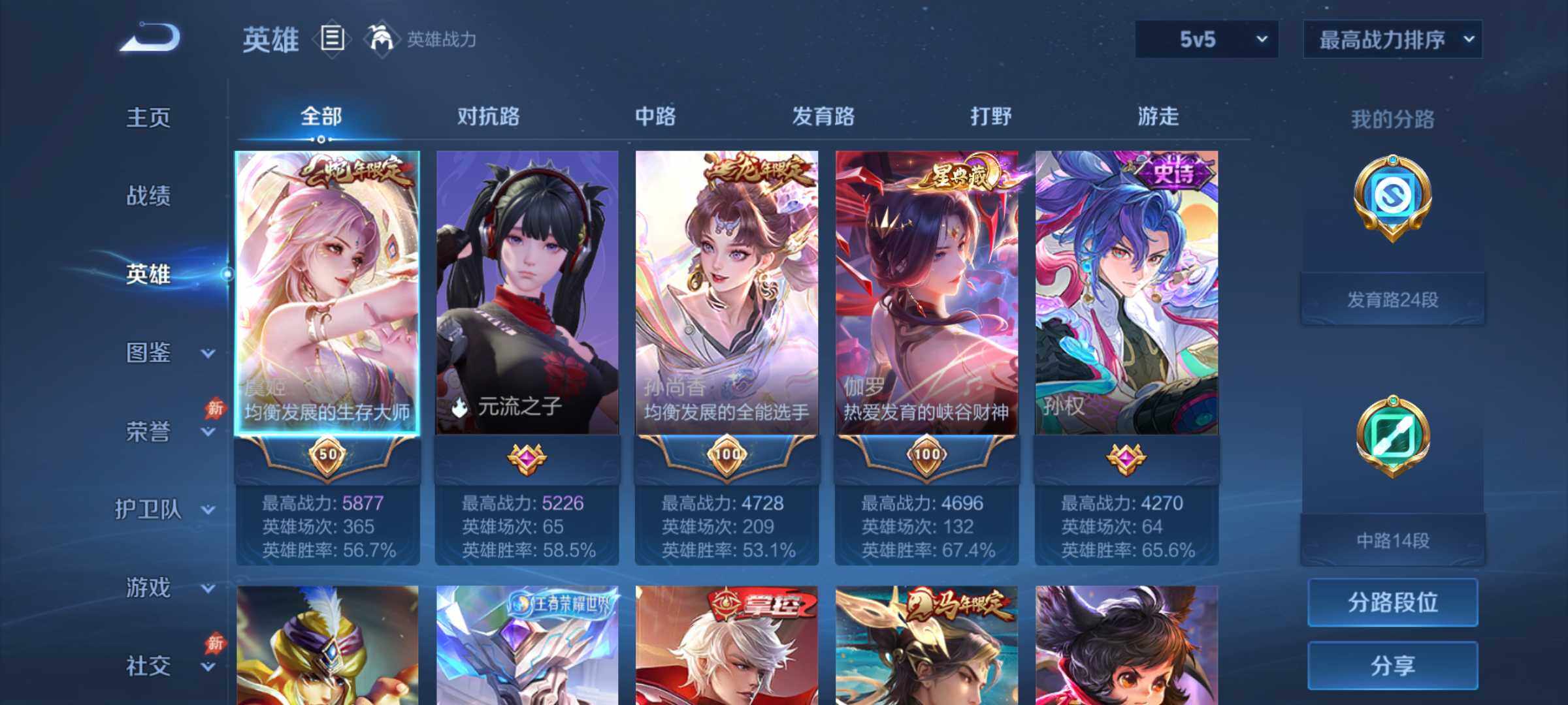 WZMMN4759550王者荣耀账号详情图3