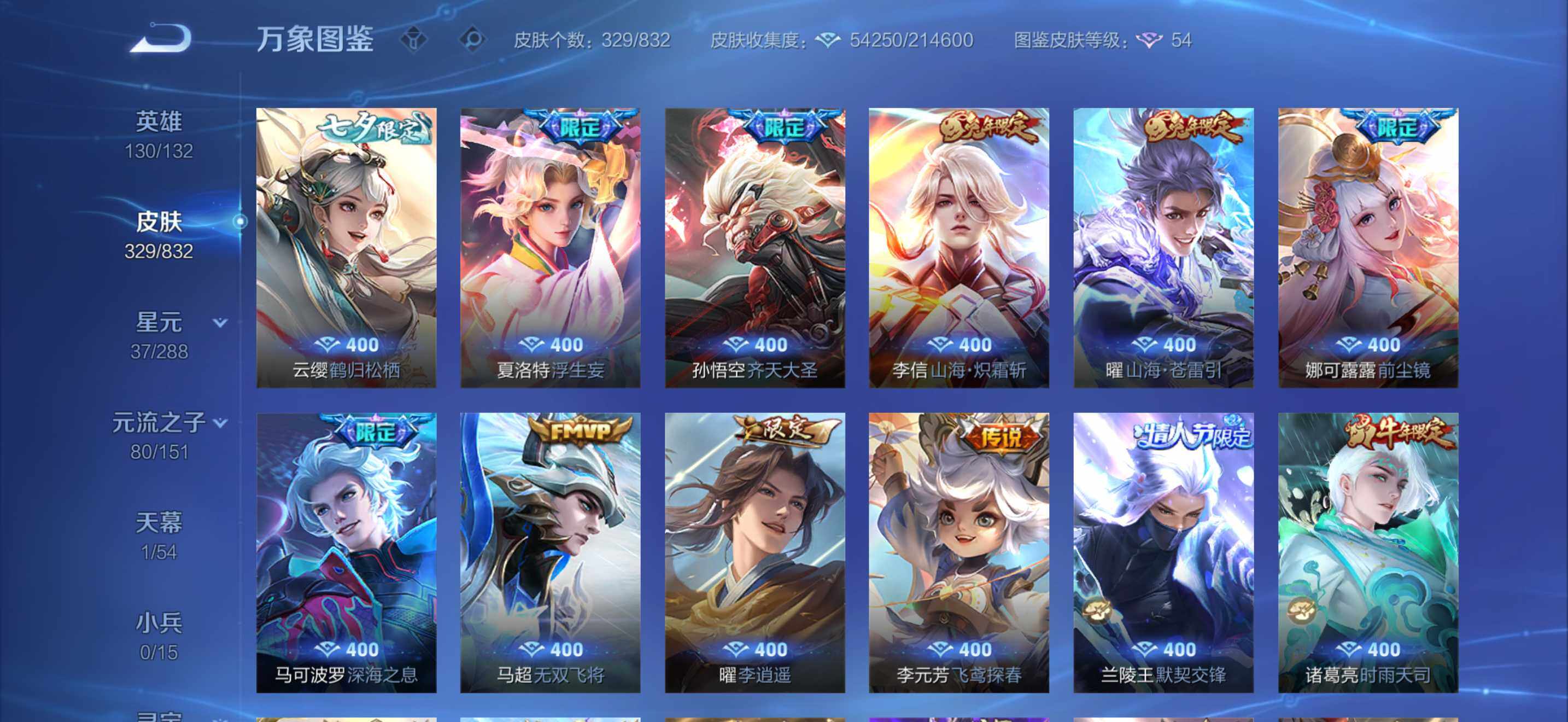WZMMN4765337王者荣耀账号详情图7 WZMMN4765337王者荣耀账号详情图7