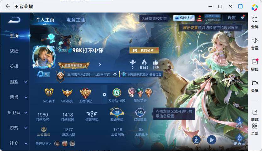 WZMMN4772398王者荣耀账号详情图5 WZMMN4772398王者荣耀账号详情图5