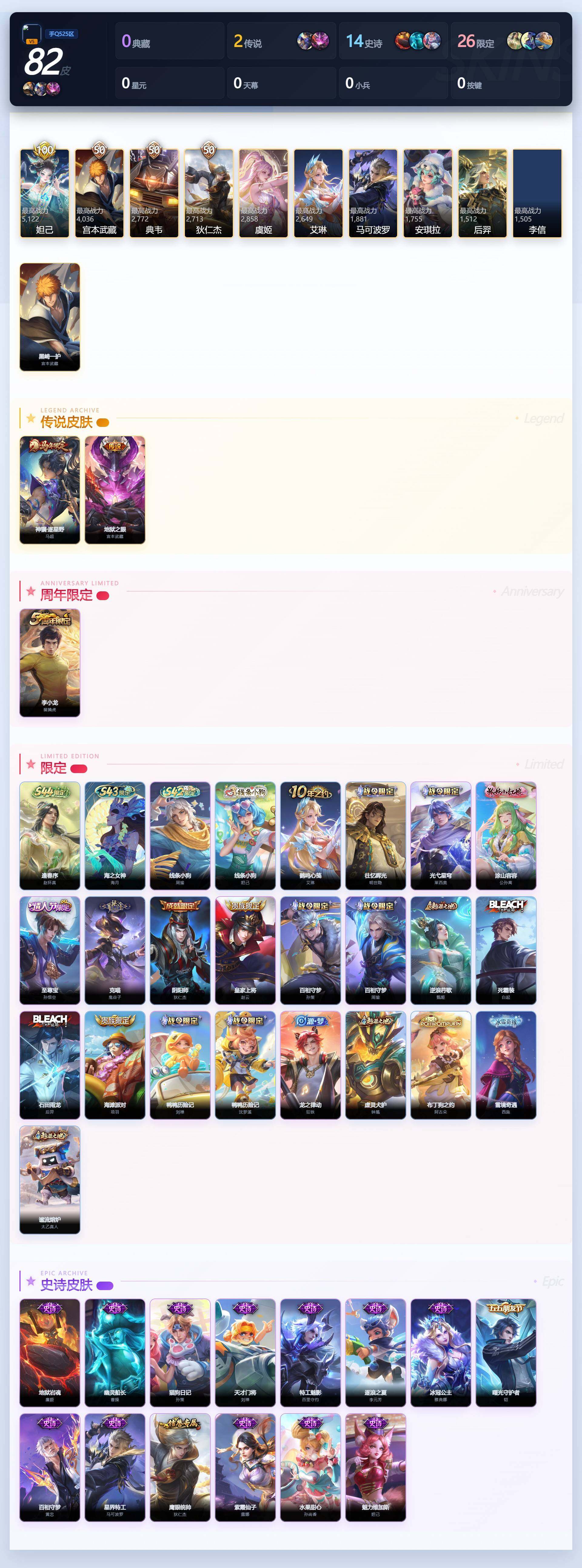 WZLE4757727王者荣耀账号详情图5 WZLE4757727王者荣耀账号详情图5