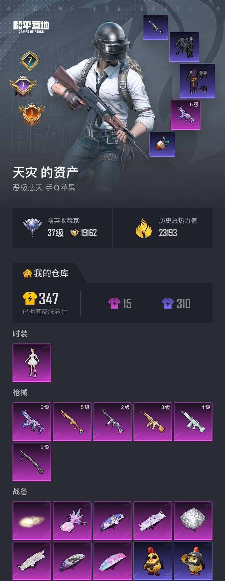 HPMMN4446508和平精英账号详情图3 HPMMN4446508和平精英账号详情图3