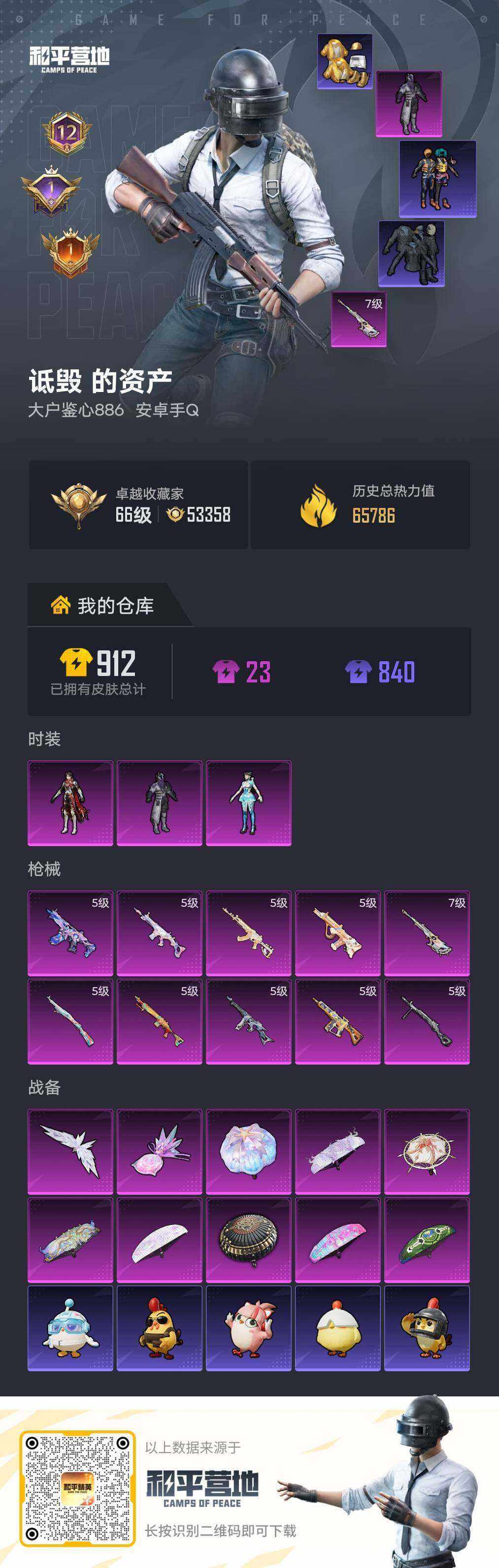 HPMMN4446743和平精英账号详情图6 HPMMN4446743和平精英账号详情图6