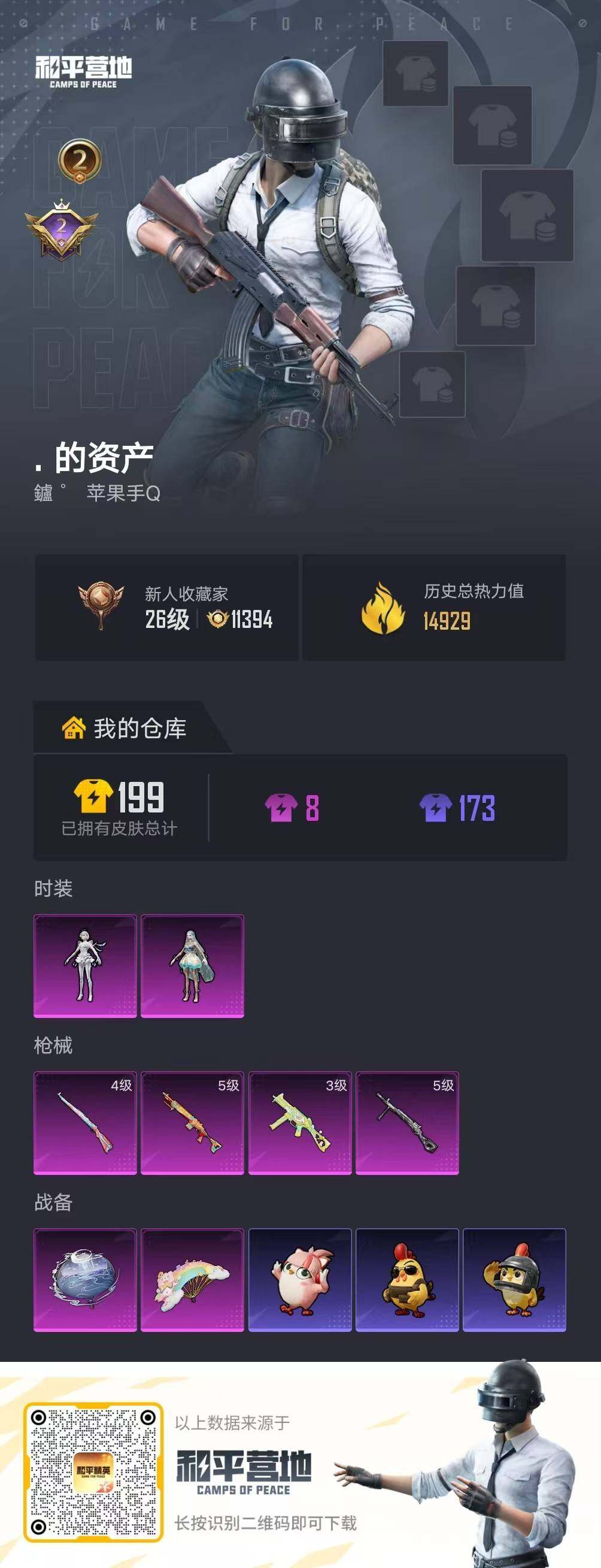 HPLX4138386和平精英账号详情图3