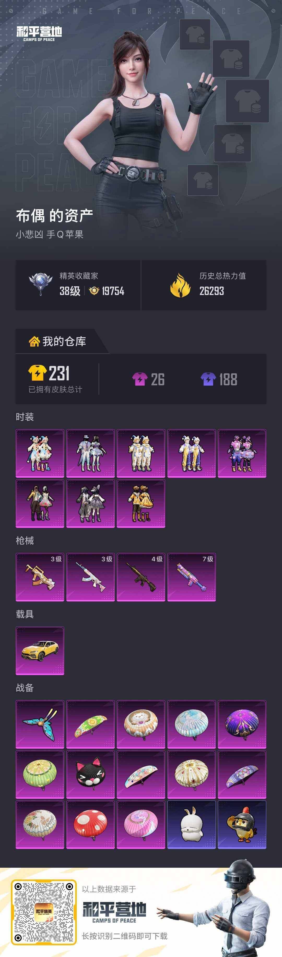 HPLX4449760和平精英账号详情图2 HPLX4449760和平精英账号详情图2