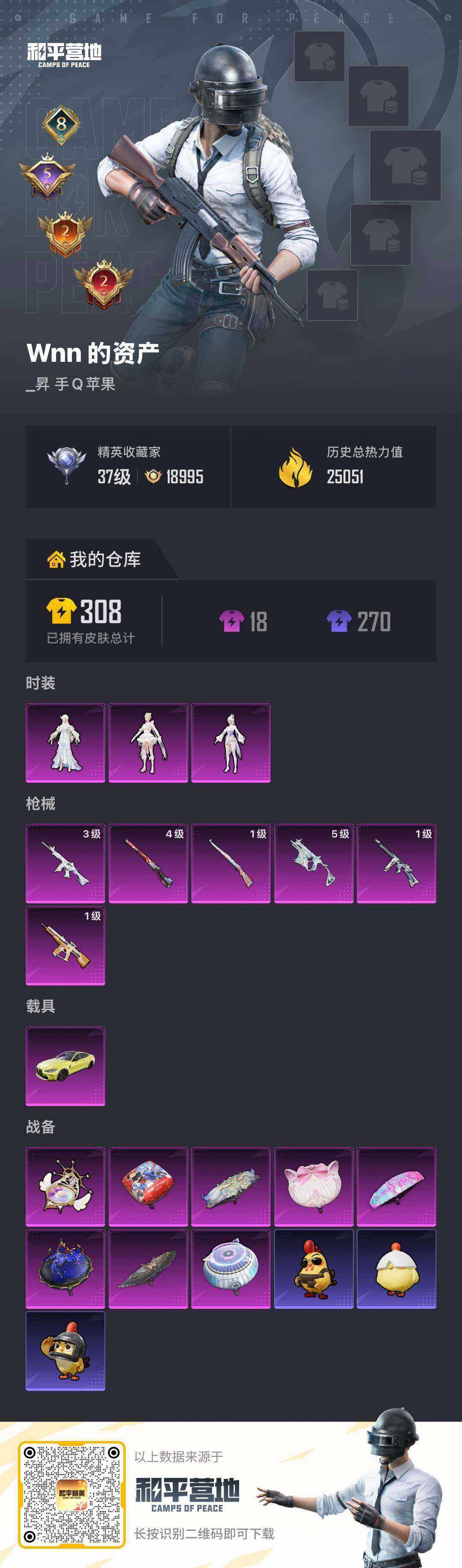 HPMMN4450699和平精英账号详情图4 HPMMN4450699和平精英账号详情图4