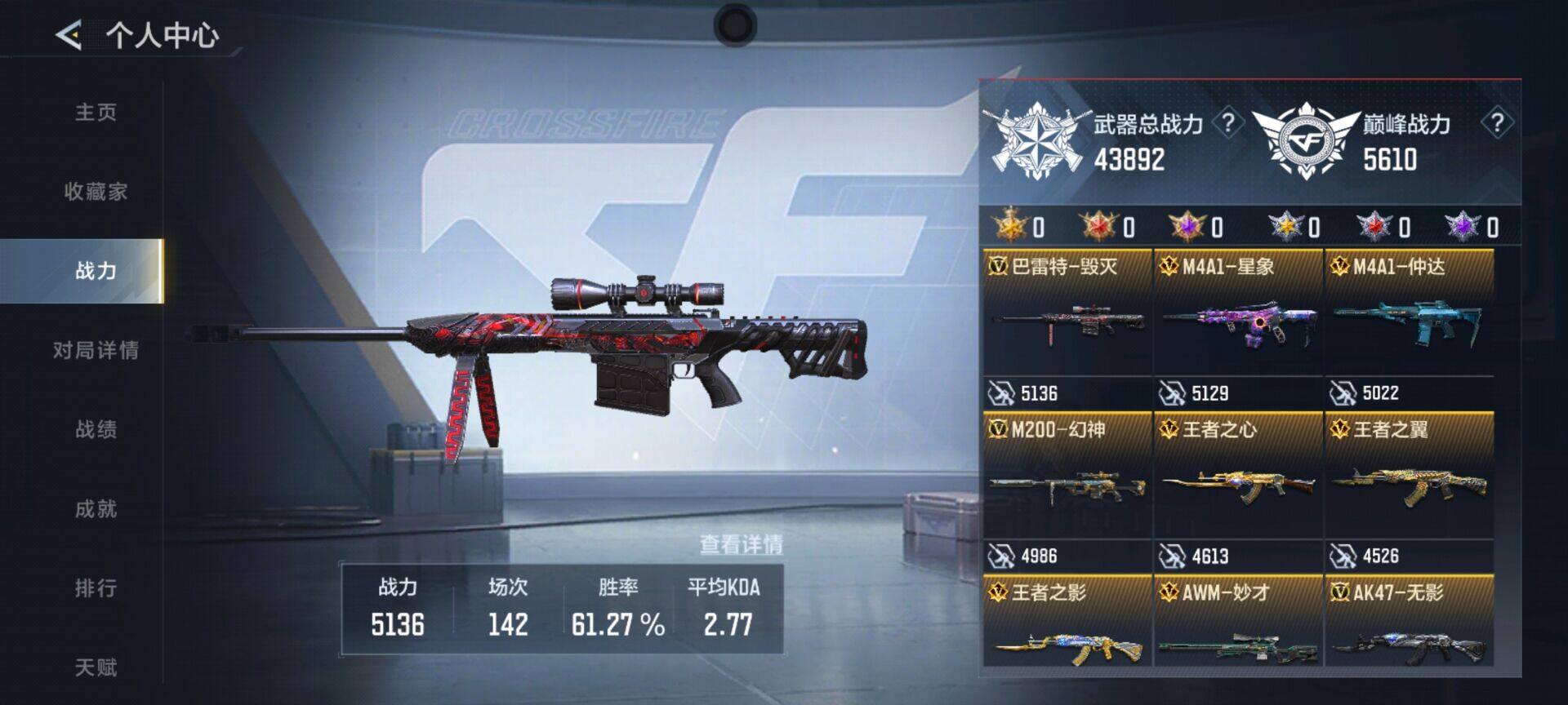 CFMEY459564枪战王者账号详情图6