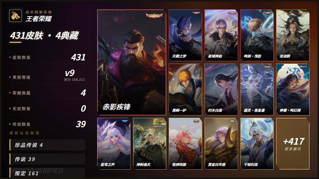 WZMMN4772442王者荣耀账号详情图5