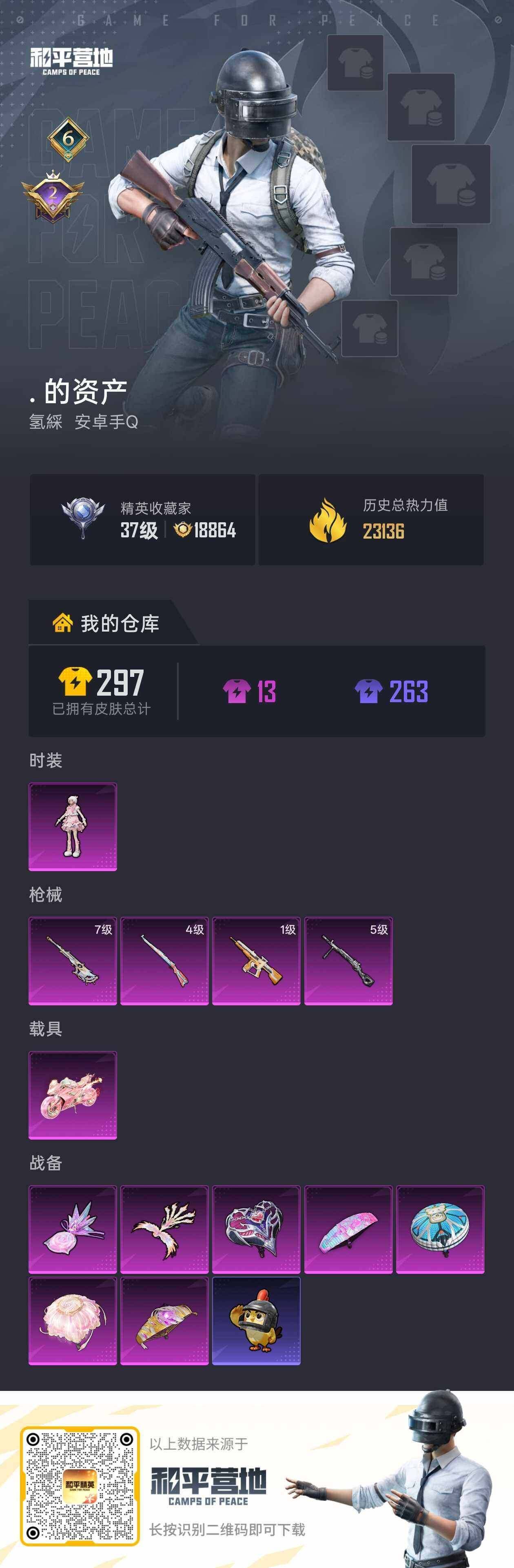 HPLE4456518和平精英账号详情图2 HPLE4456518和平精英账号详情图2
