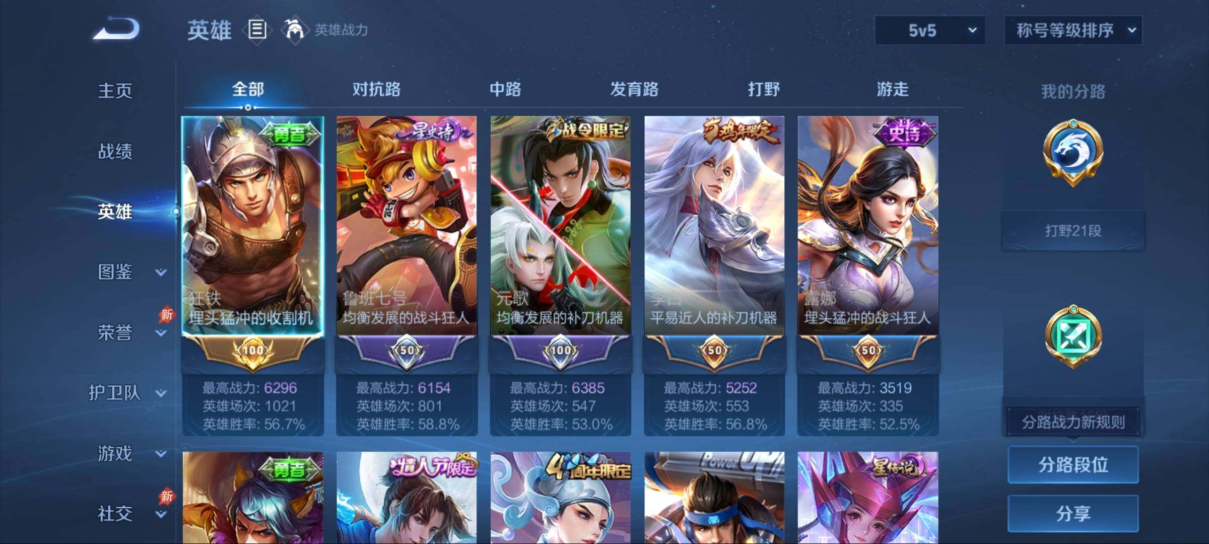 WZLE4788172王者荣耀账号详情图3