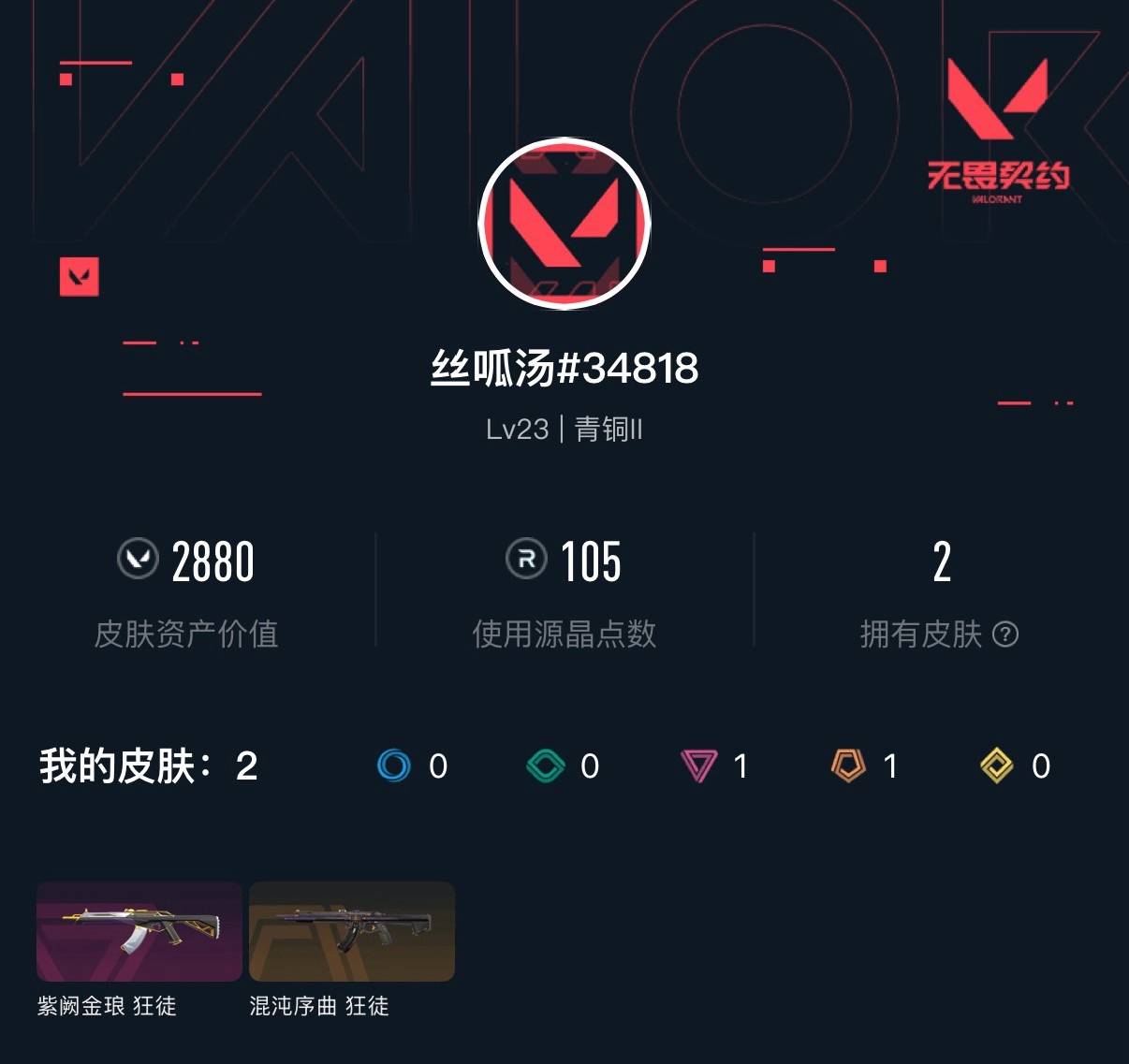 WWQXL4170184无畏契约账号详情图3 WWQXL4170184无畏契约账号详情图3