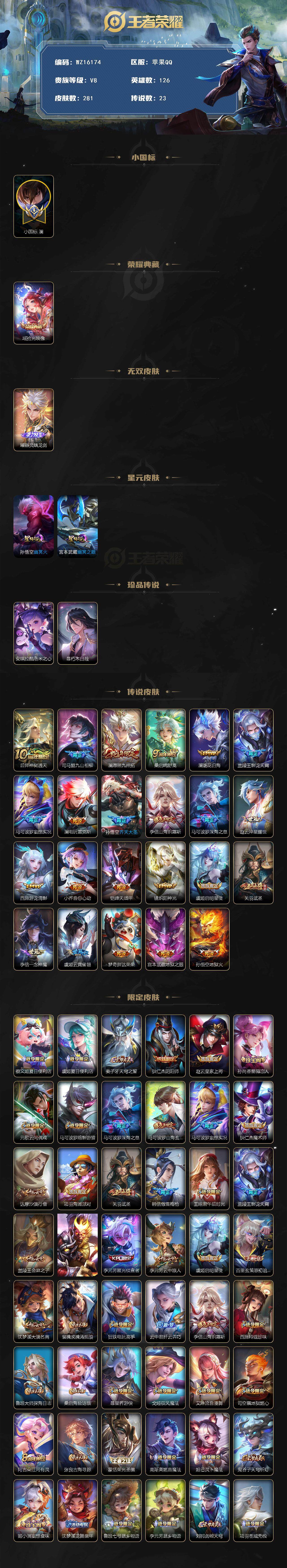 WZ0349893王者荣耀账号详情图2