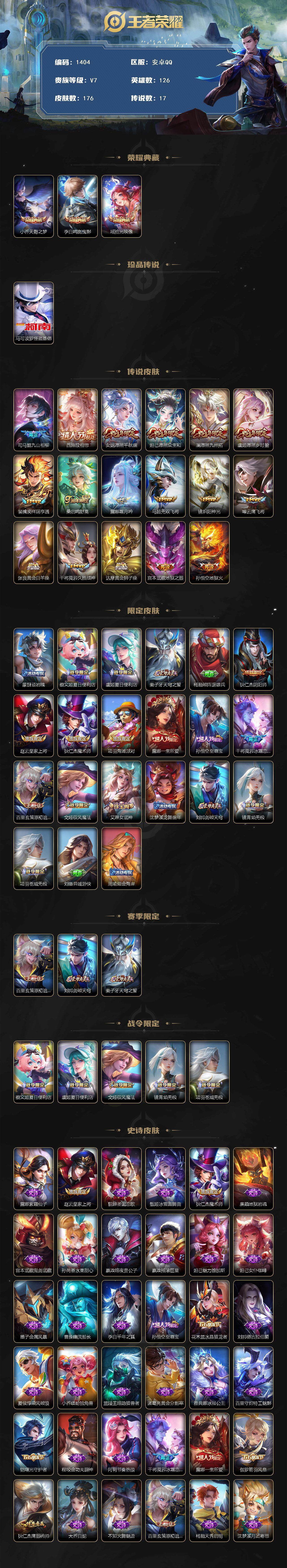 WZCMW4121093王者荣耀账号详情图2