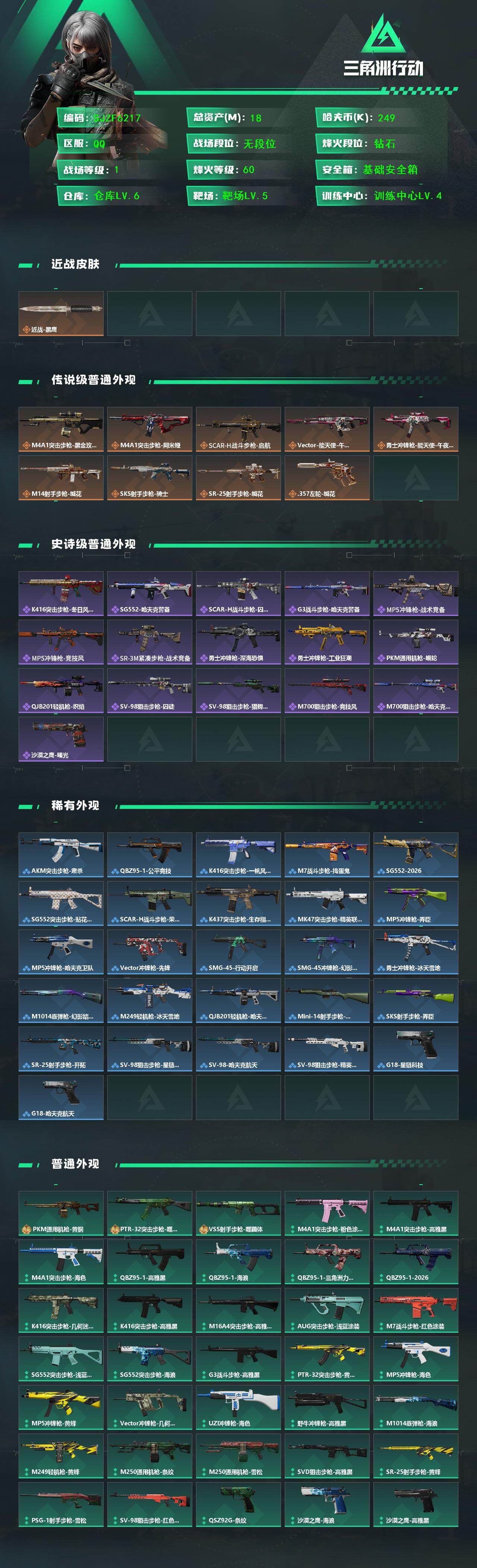 SJZEY458866三角洲行动账号详情图2