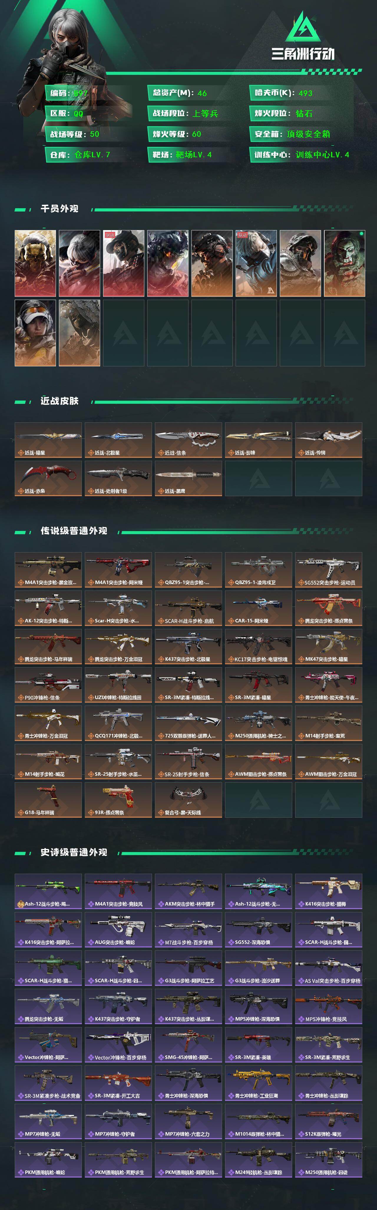 SJZCMW461277三角洲行动账号详情图2