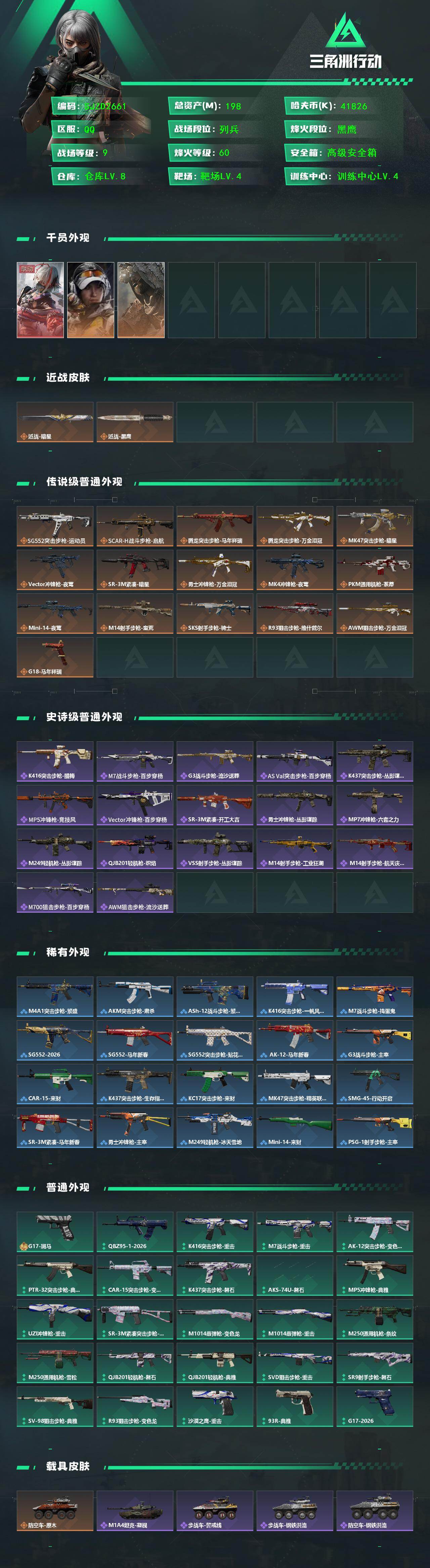 SJZEY459611三角洲行动账号详情图2