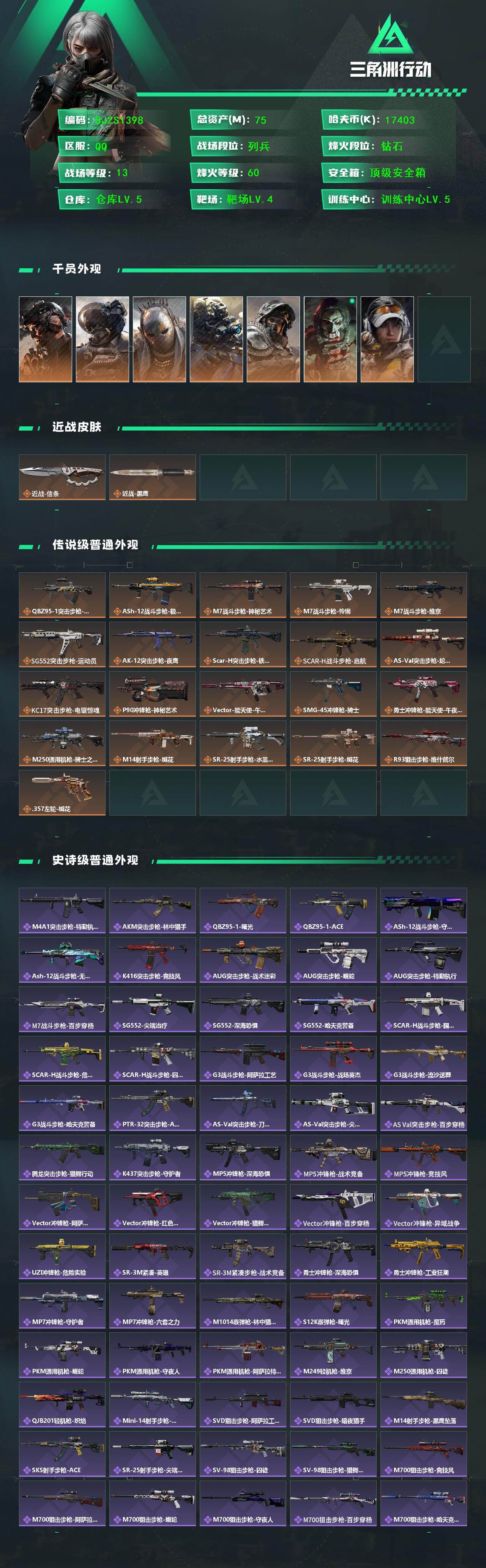 SJZEY460119三角洲行动账号详情图3