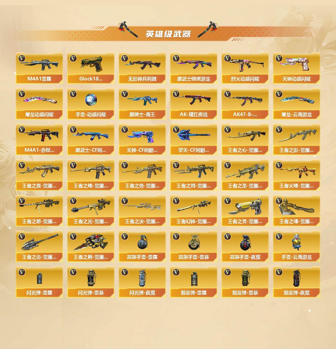 CFCMW456161穿越火线账号详情图4