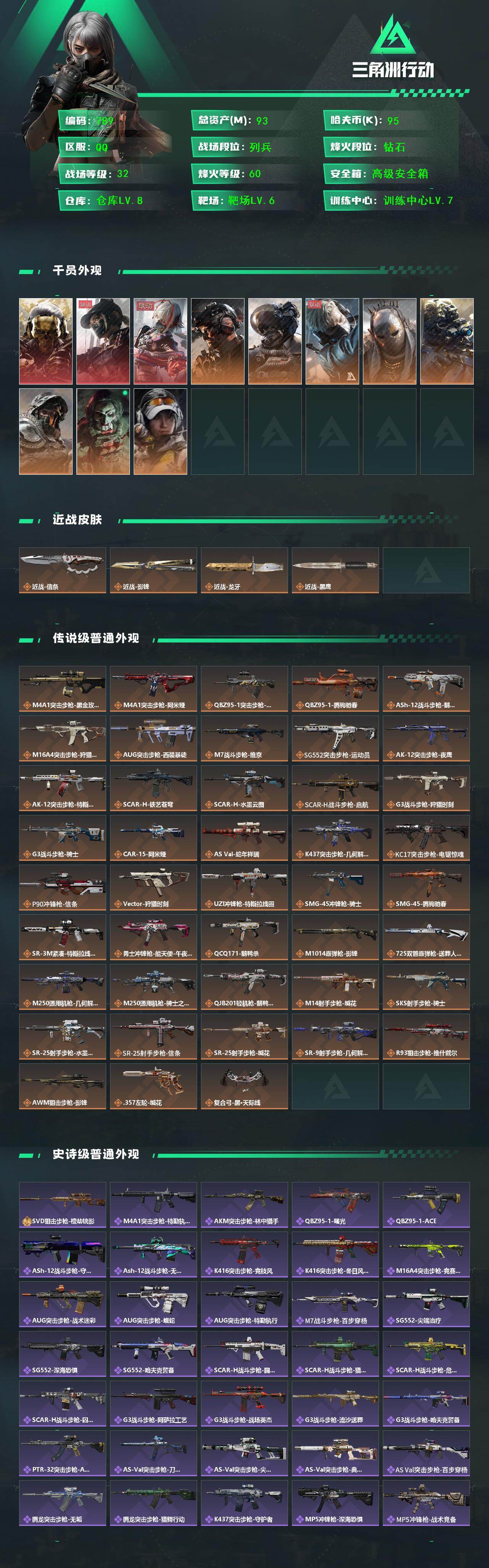 SJZQM4109715三角洲行动账号详情图3