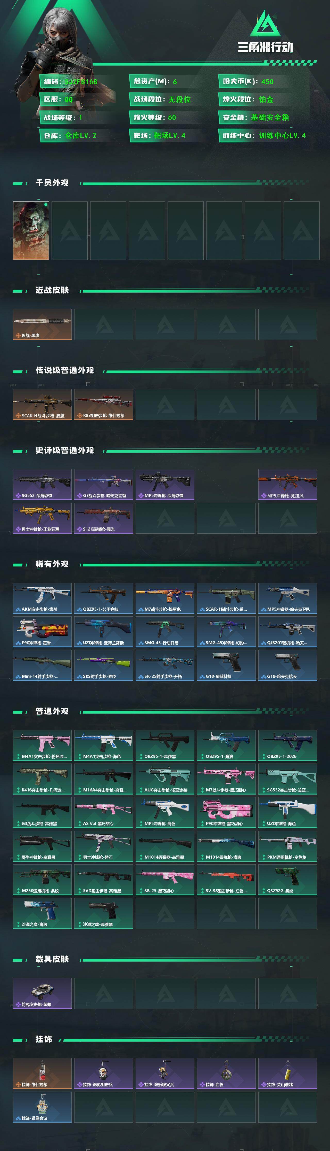 SJZEY4105319三角洲行动账号详情图2