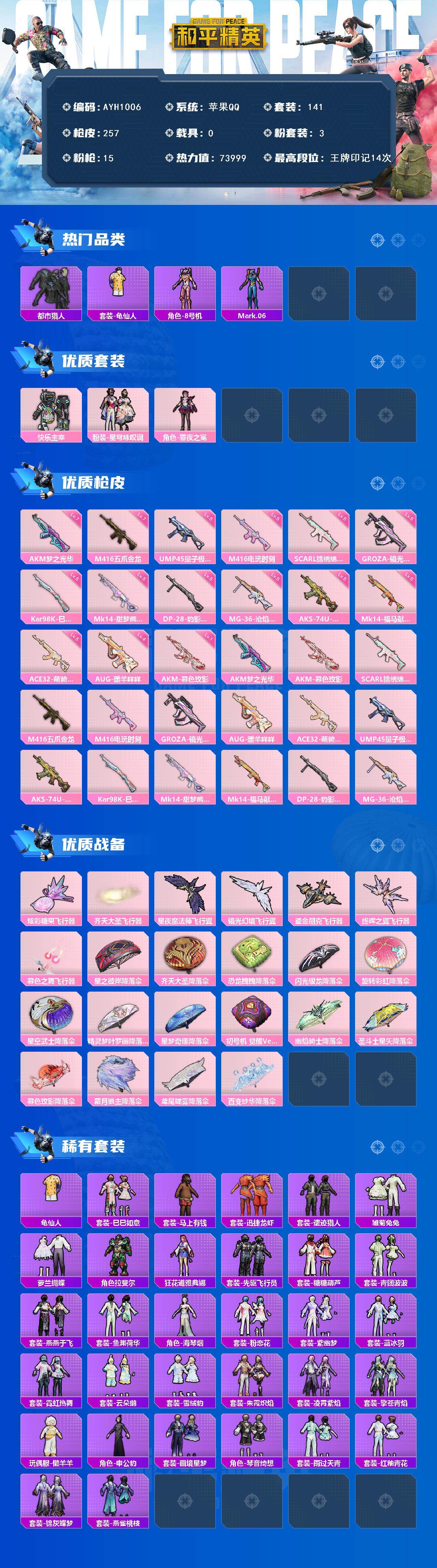 HPLX4194143和平精英账号详情图2