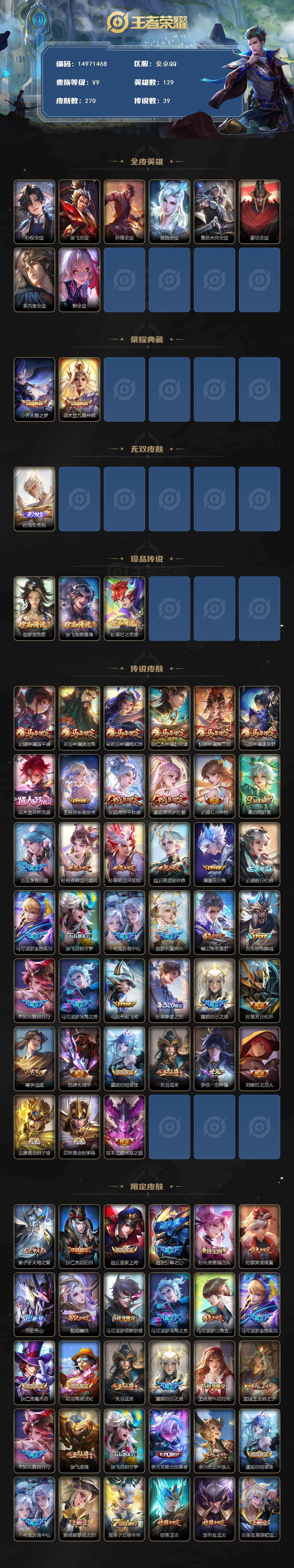 WZDN4335750王者荣耀账号详情图2