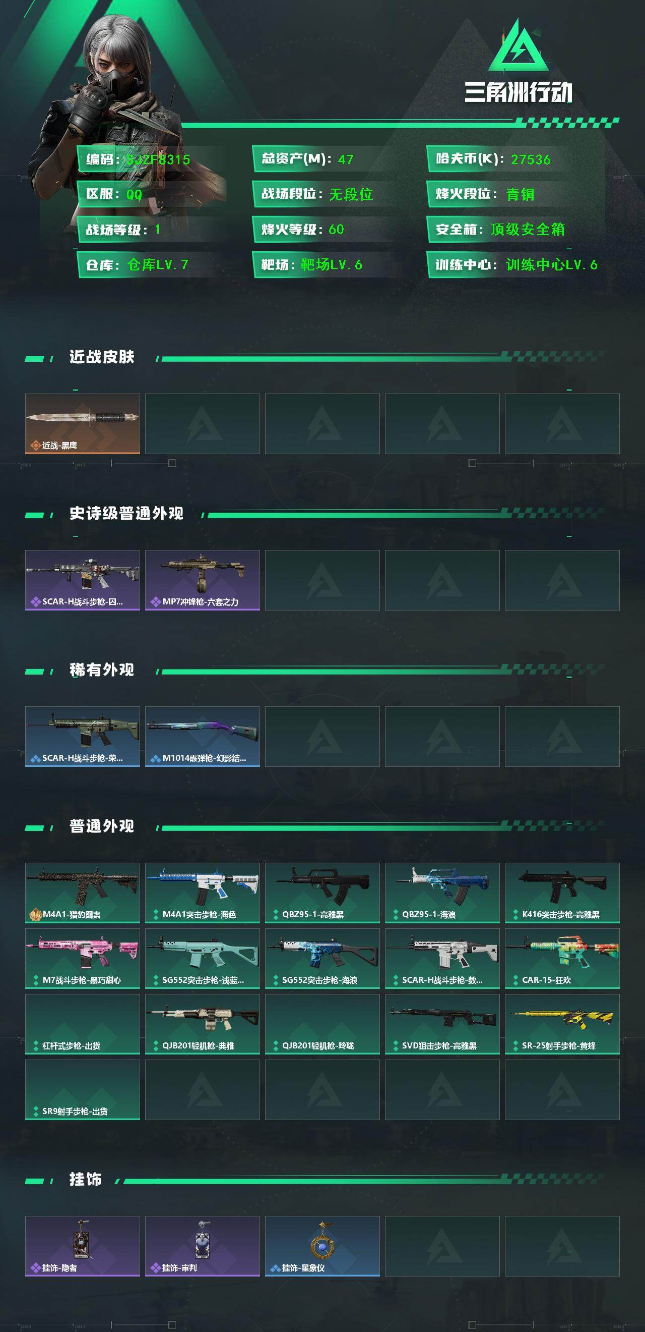 SJZEY4108242三角洲行动账号详情图2