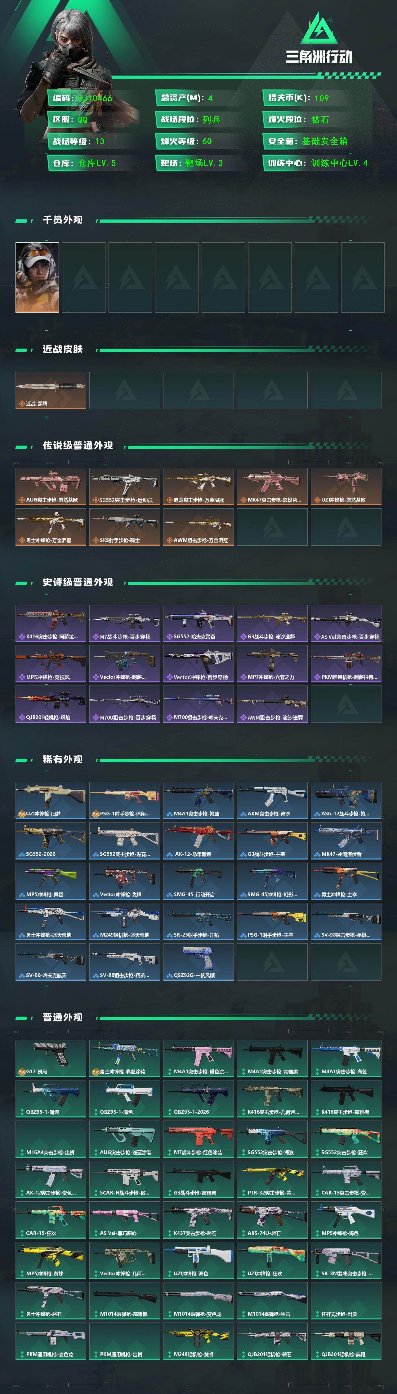 SJZEY4108603三角洲行动账号详情图2