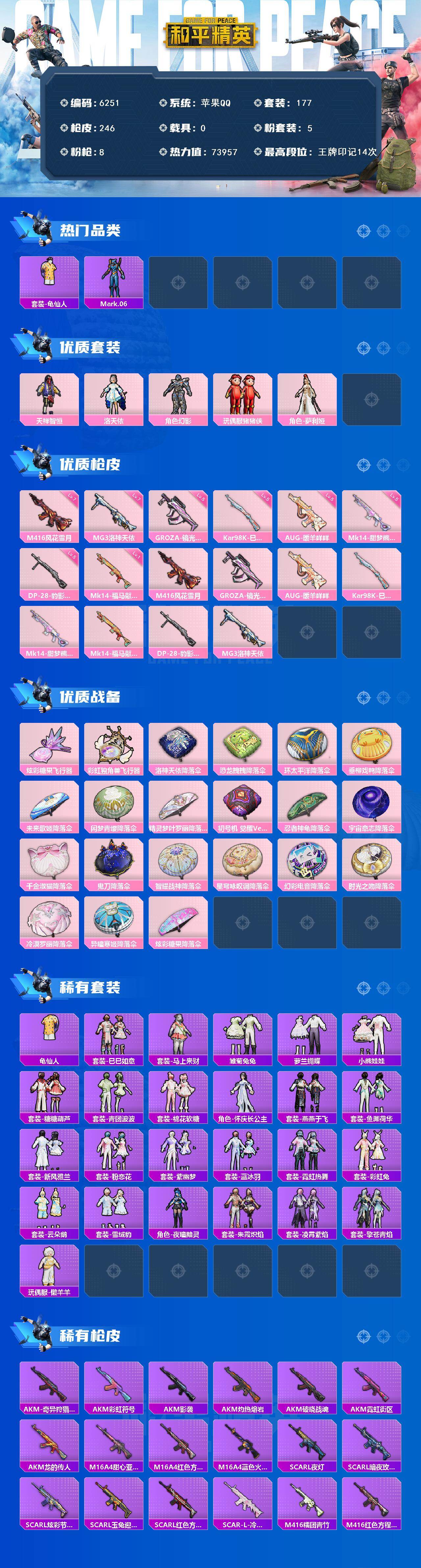 HPLX4195221和平精英账号详情图2