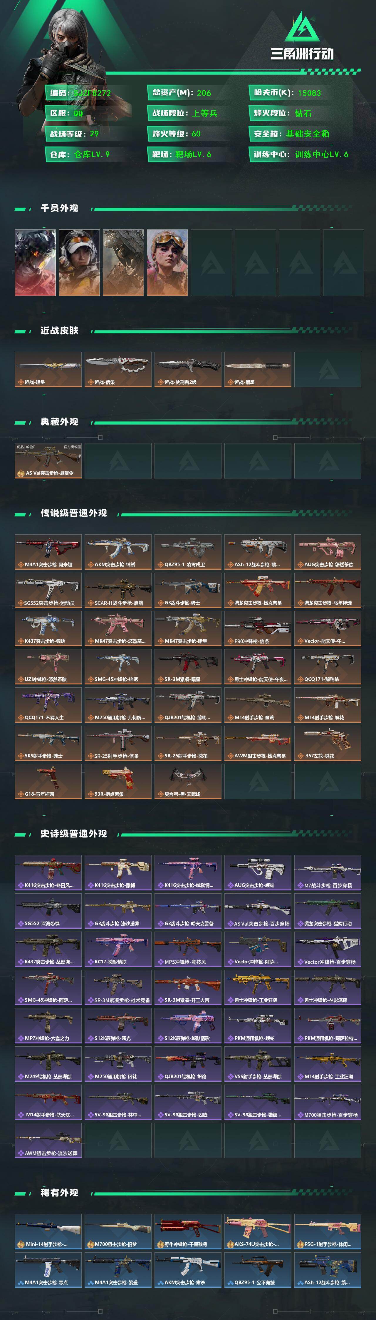 SJZEY4109866三角洲行动账号详情图2