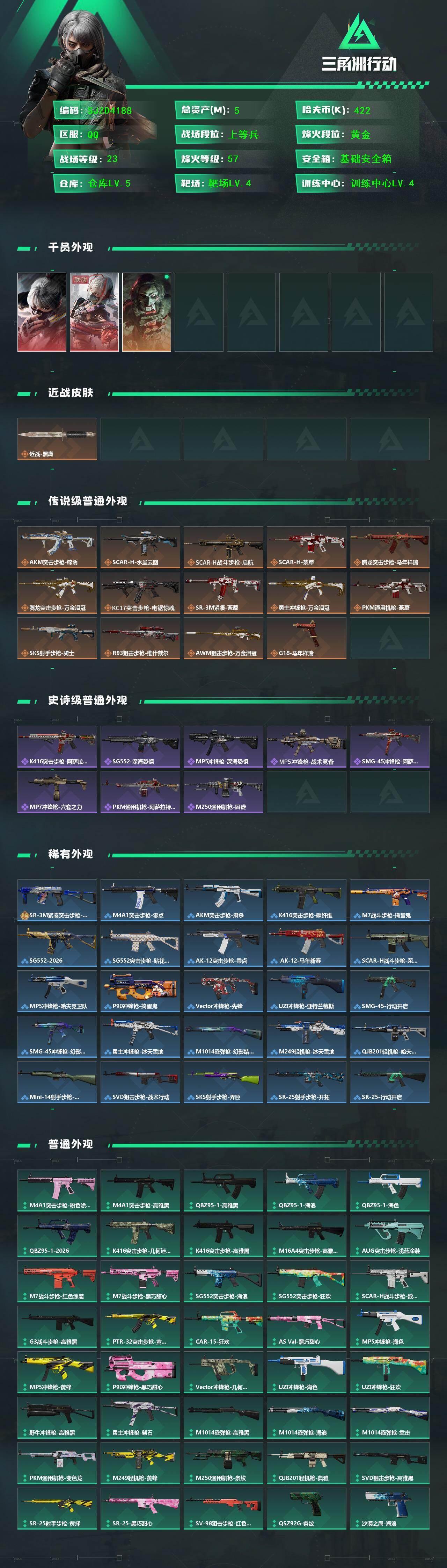 SJZEY4109840三角洲行动账号详情图2