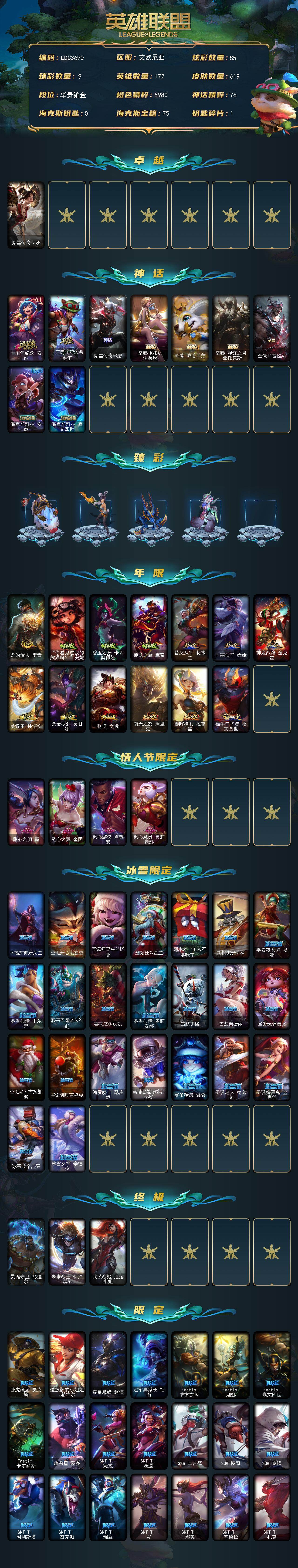 LOLEY430269英雄联盟账号详情图2