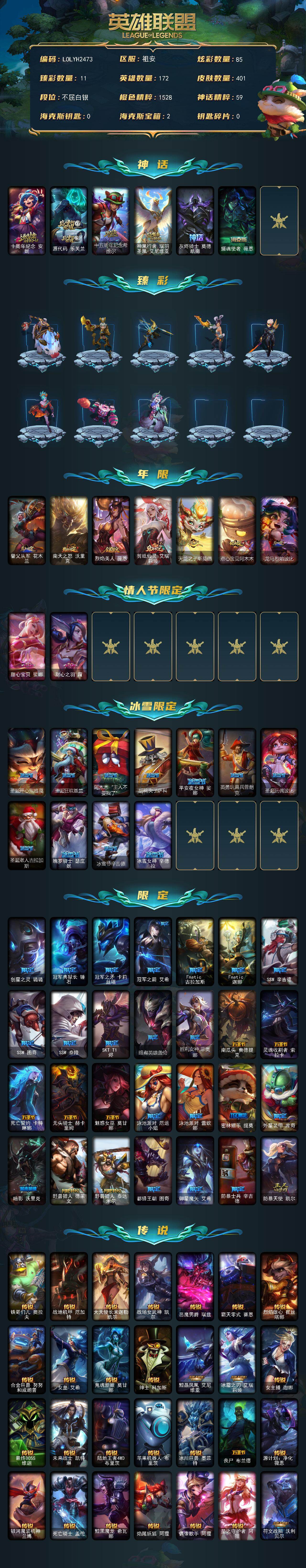 LOLEY430333英雄联盟账号详情图2