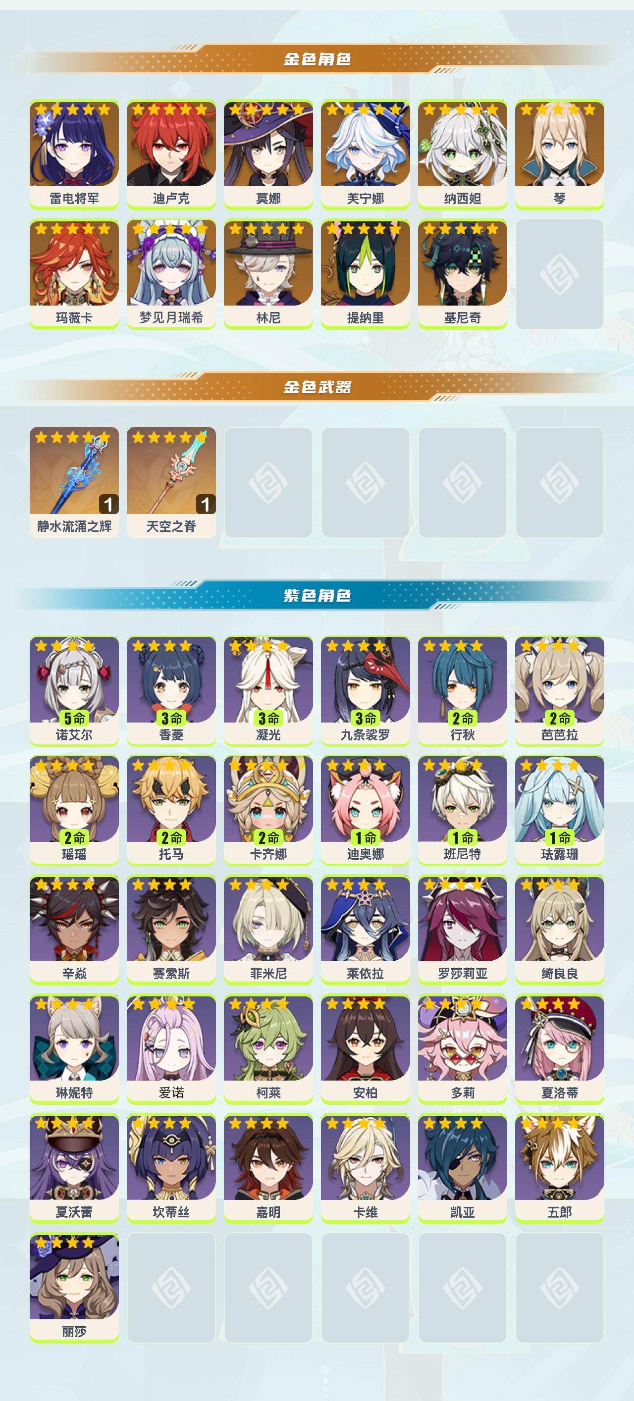 YSEY45379原神账号详情图2