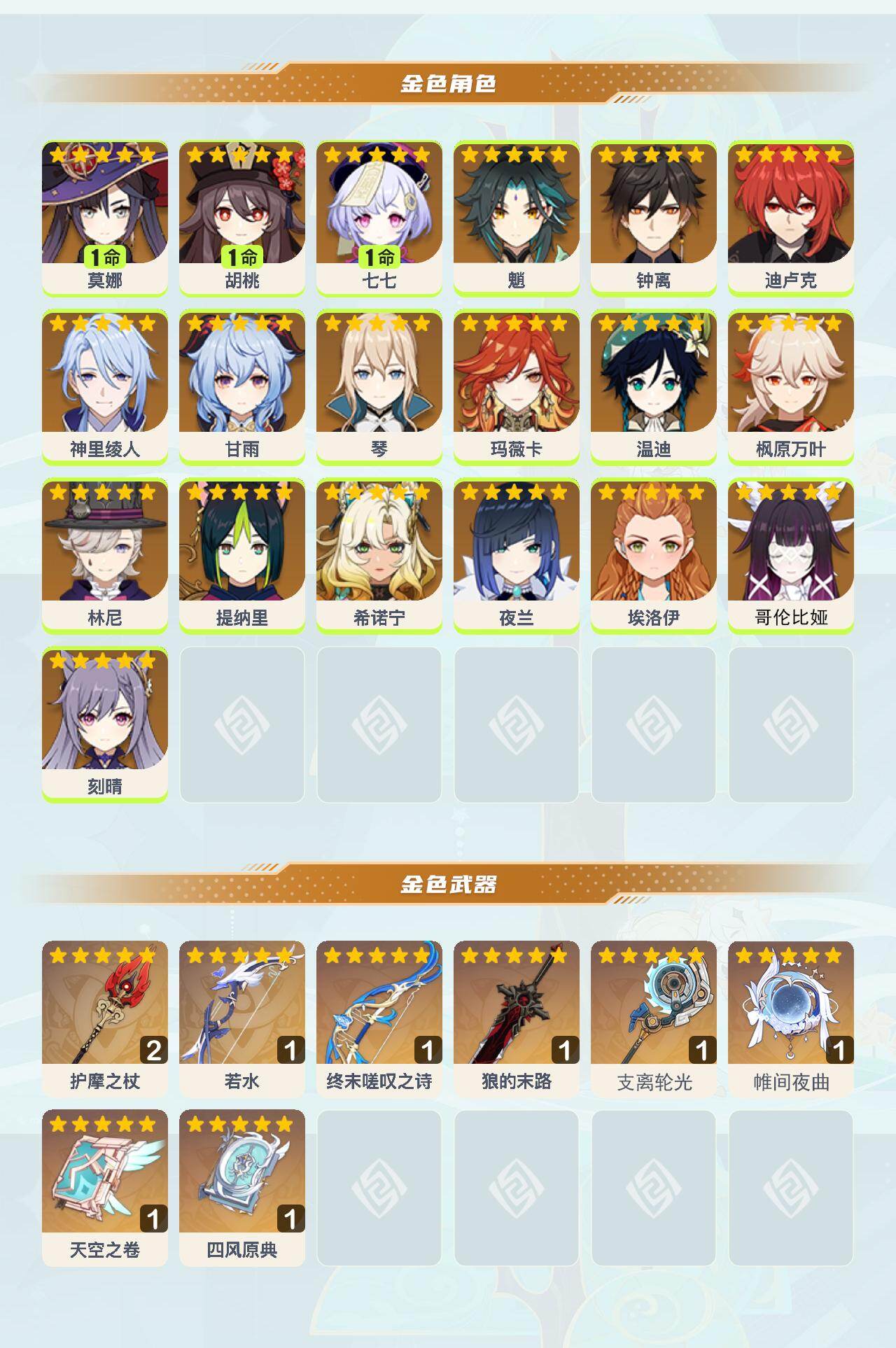 YSEY45384原神账号详情图3