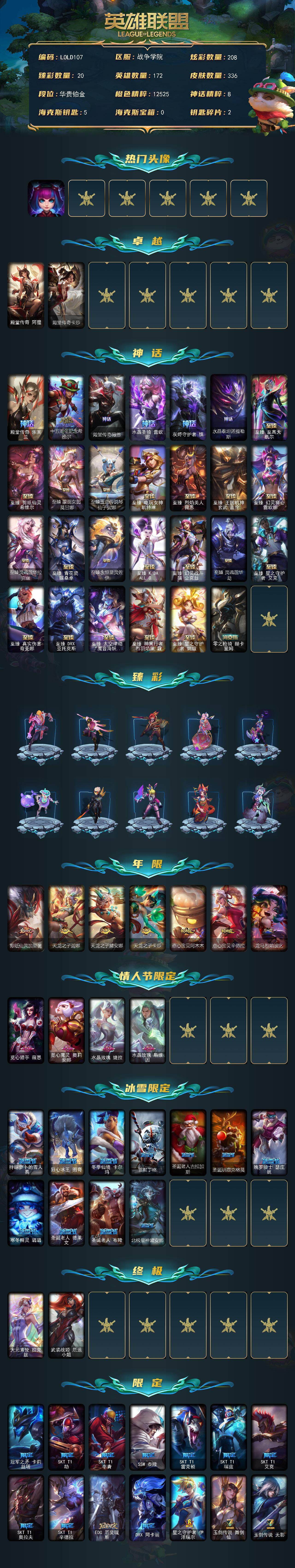 LOLEY430366英雄联盟账号详情图2