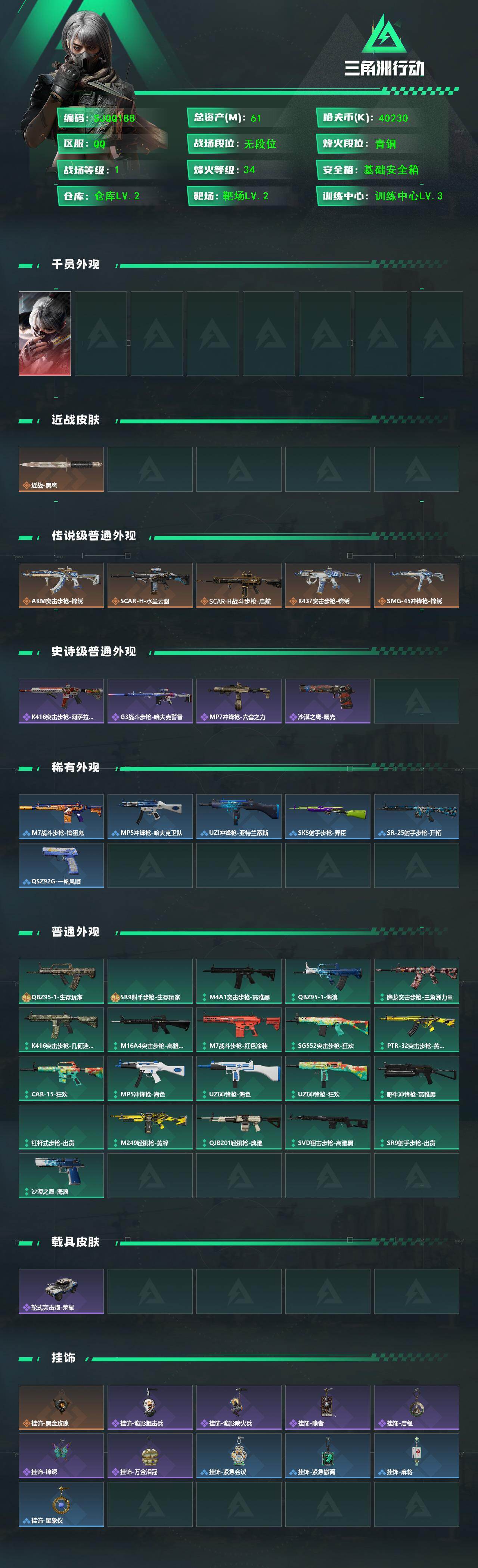 SJZEY4113124三角洲行动账号详情图2