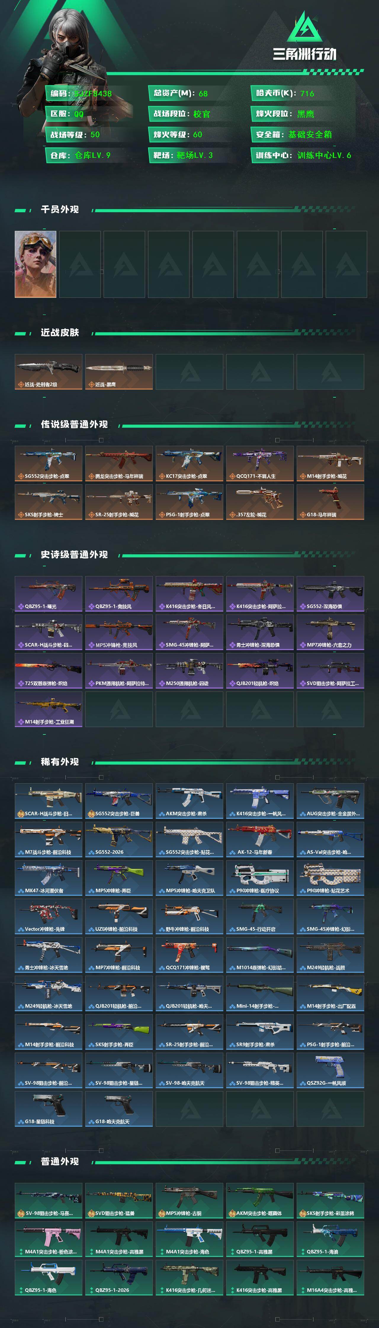 SJZEY4113044三角洲行动账号详情图2