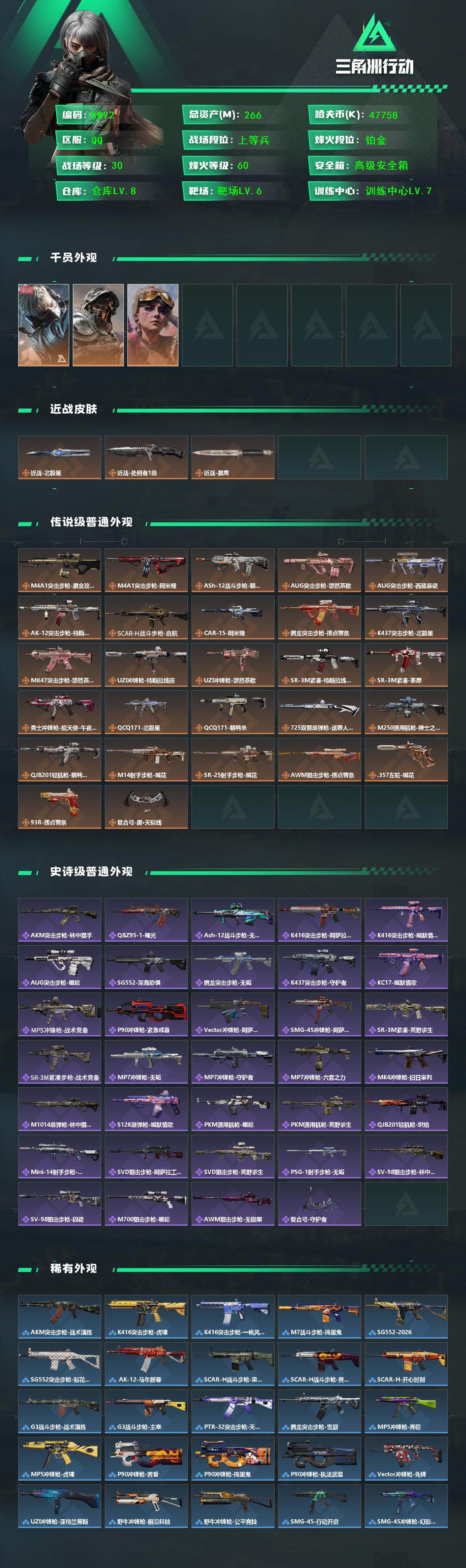 SJZEY4116657三角洲行动账号详情图2