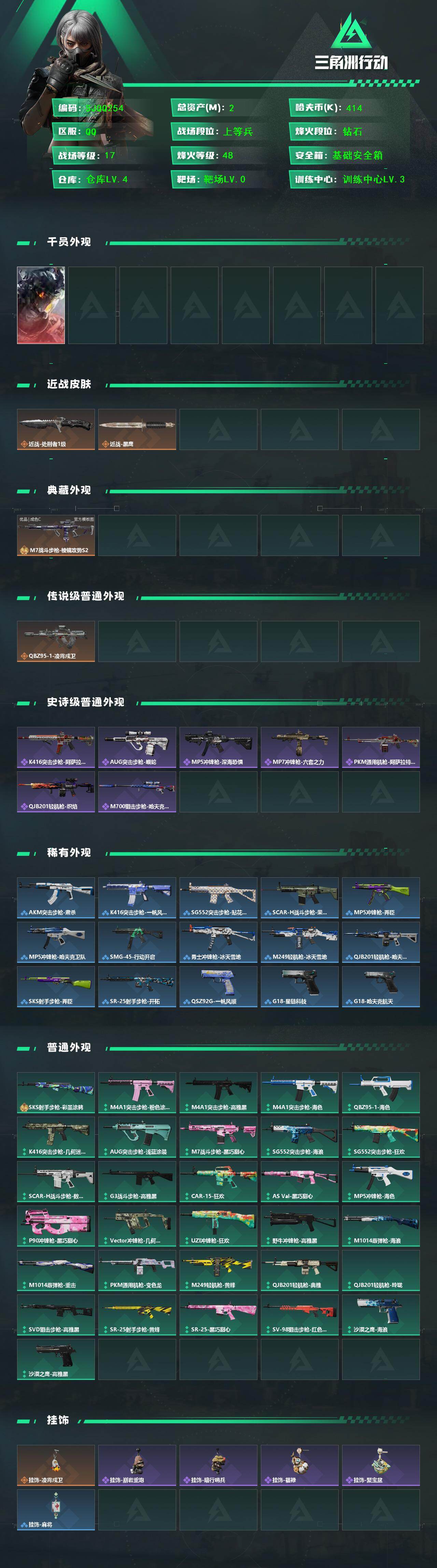 SJZEY4117079三角洲行动账号详情图2